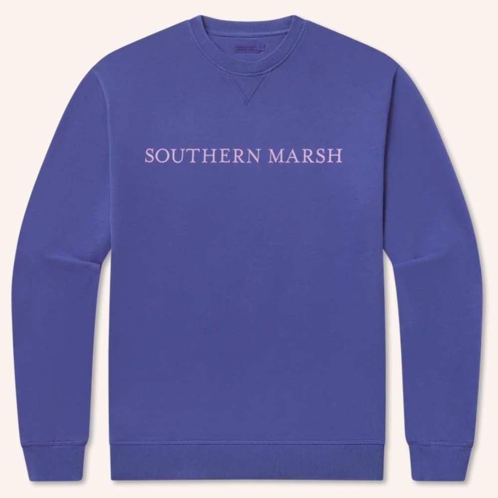 COPY - Southern Marsh seawash sweatshirt crewneck sweater Washed Indigo